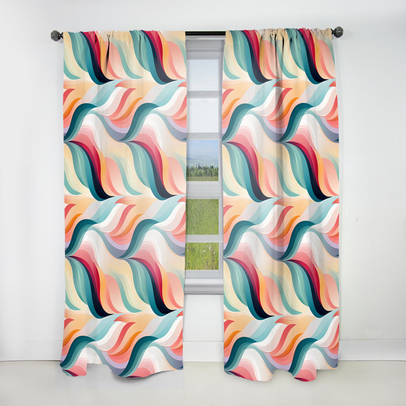 Modern Zen - Rideau moderne - Velours obscurcissant - 1 panneau, L 52 po x L 95 po