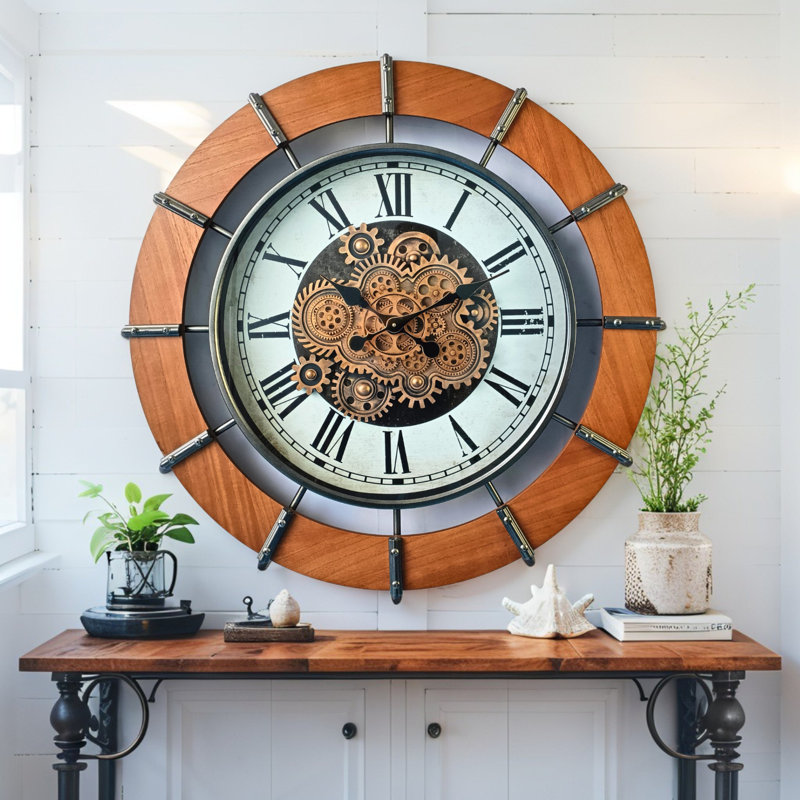 Solid Wood Wall Clock