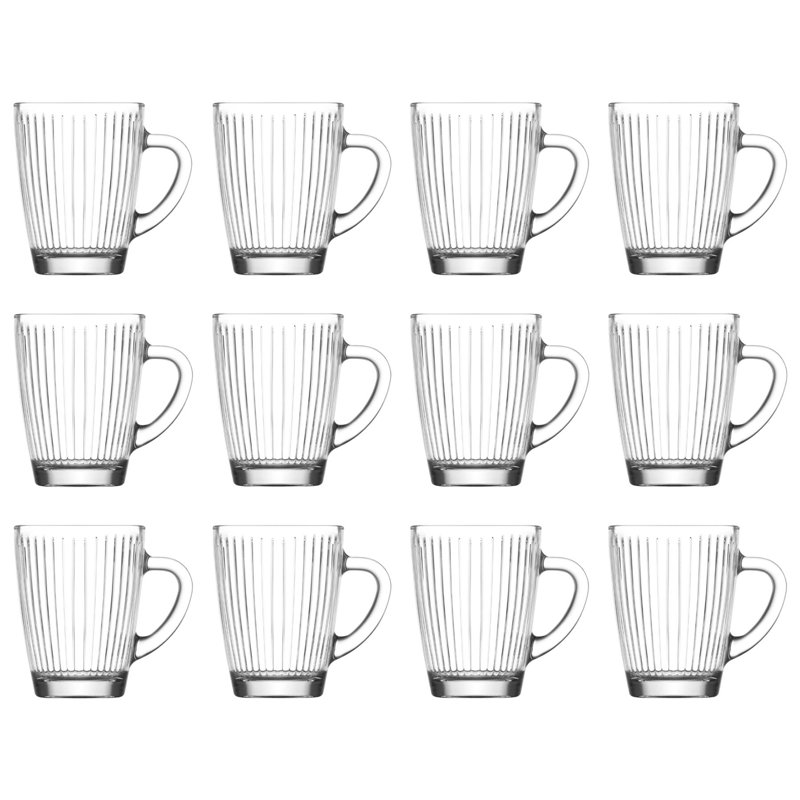 Glass Coffee Mug, 250, 12