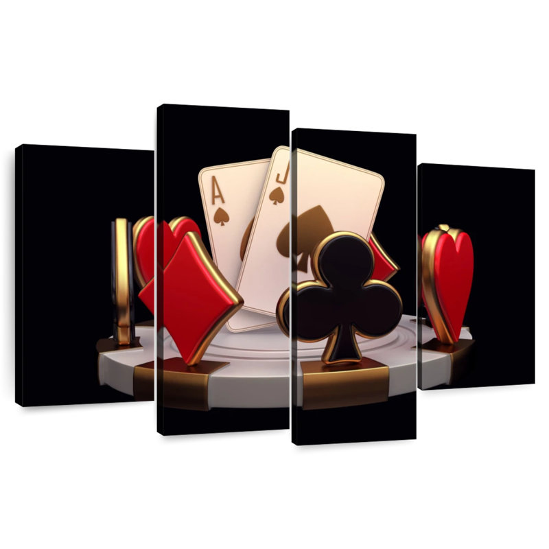 Senne Blackjack Concept, 32" H x 52" W