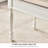 Simple White Rectangular Solid Wood Writing Desk