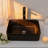 19" x 15" Black Vitreous China Rectangular Vessel Bathroom Sink, Above Counter Vanity Sink with 1.75" Drain-98468557
