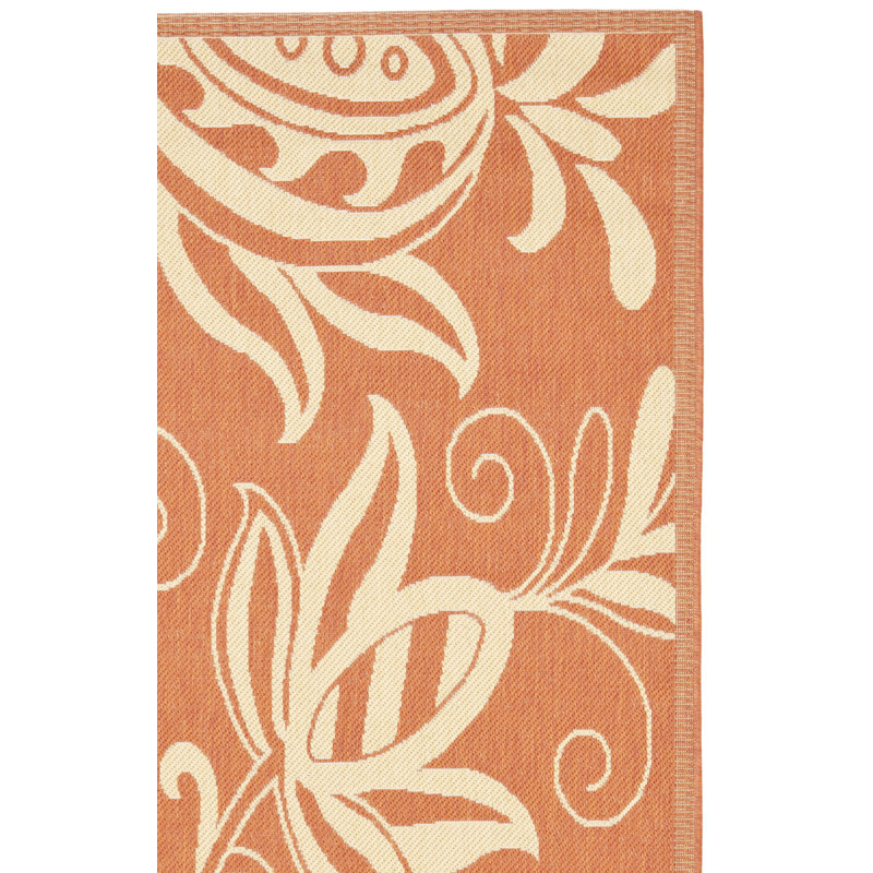Herefordshire Performance Floral Indoor/Outdoor Area Rug, Rectangle 2' x 3'7"