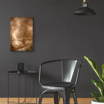  «Antique Landscape» par Ashley Bradley, art mural en verre acrylique, 16 po x 24 po