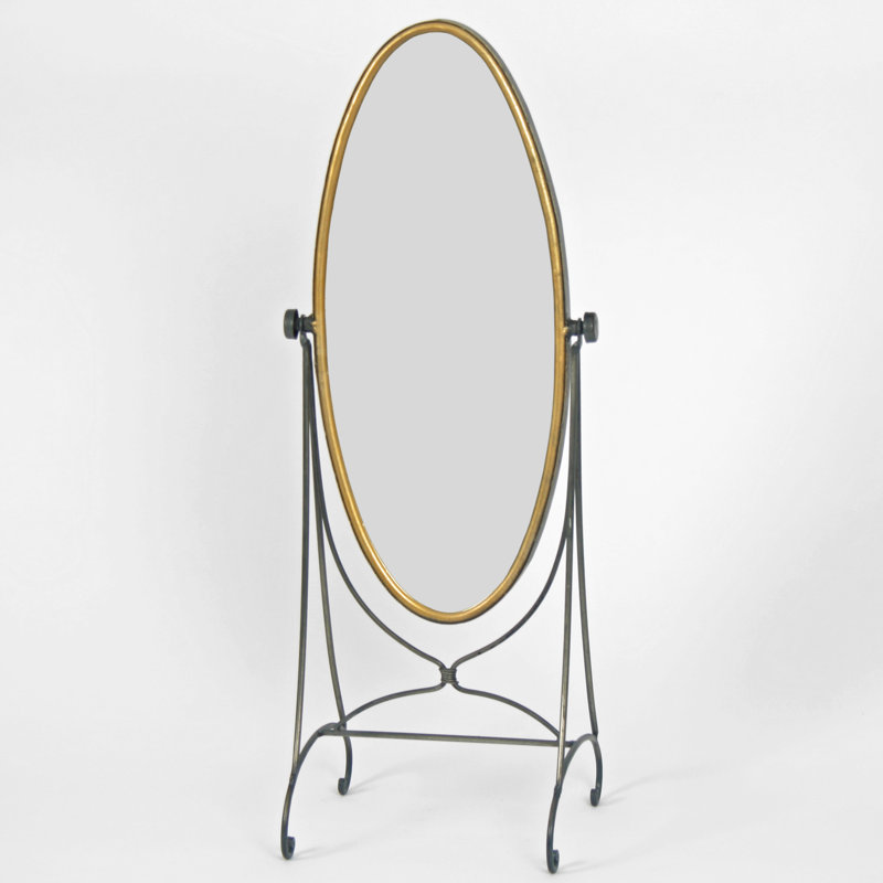 Currier Metal Flat Floor Mirror