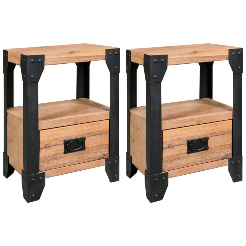 Aitza 40 cm W Bedside Table