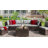 Wicker 6 - Person Modular Patio Conversation Sets with Cushions-1988649139-1961853989