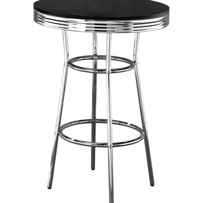 Table contemporaine contemporaine noire et élégante pour salle à manger