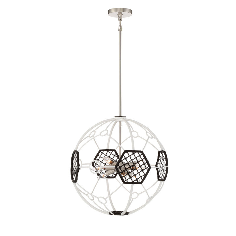 Zaur 9 - Light Dimmable Sputnik Geometric Chandelier