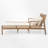 52.73" Acacia Wood Outdoor Patio Daybed-22131028