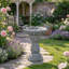 Concrete / Cement Birdbath