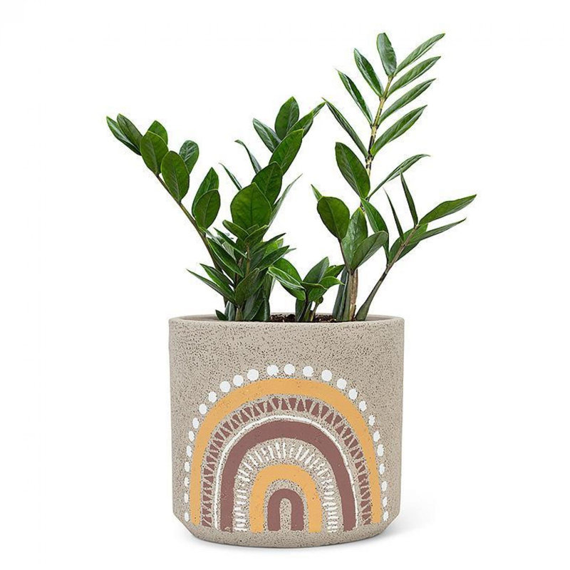 Pot à fleurs Boho Rainbow, H 6 po x l 7 po x P 7 po