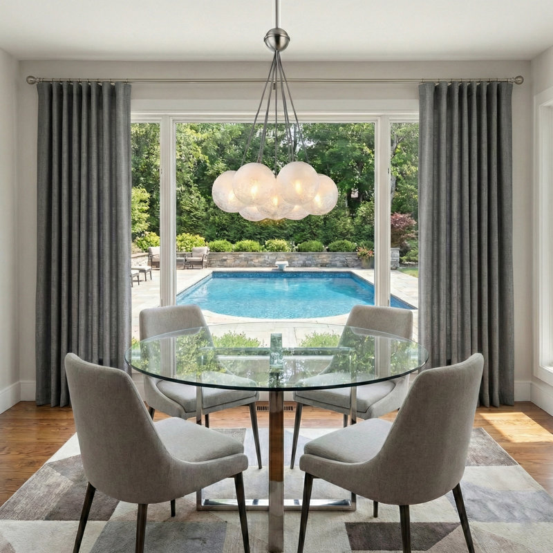 Moonlight Pendant - Satin Nickel - 7-Light, 7