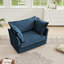Fauteuil en velours côtelé avec 3 grands coussins Corduroy-1659201689