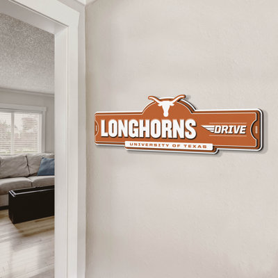 NCAA Texas Longhorns Street Sign