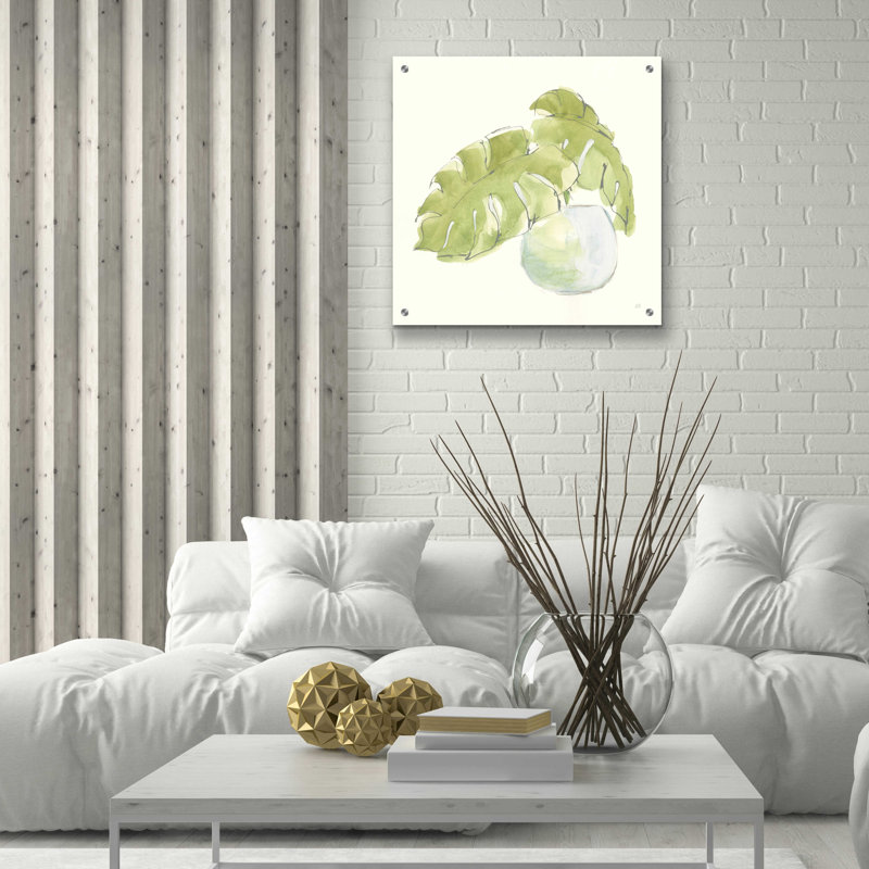 «Plant Big Leaf IV» par Chris Paschke, H 24 po x l 24 po x P 0,2 po