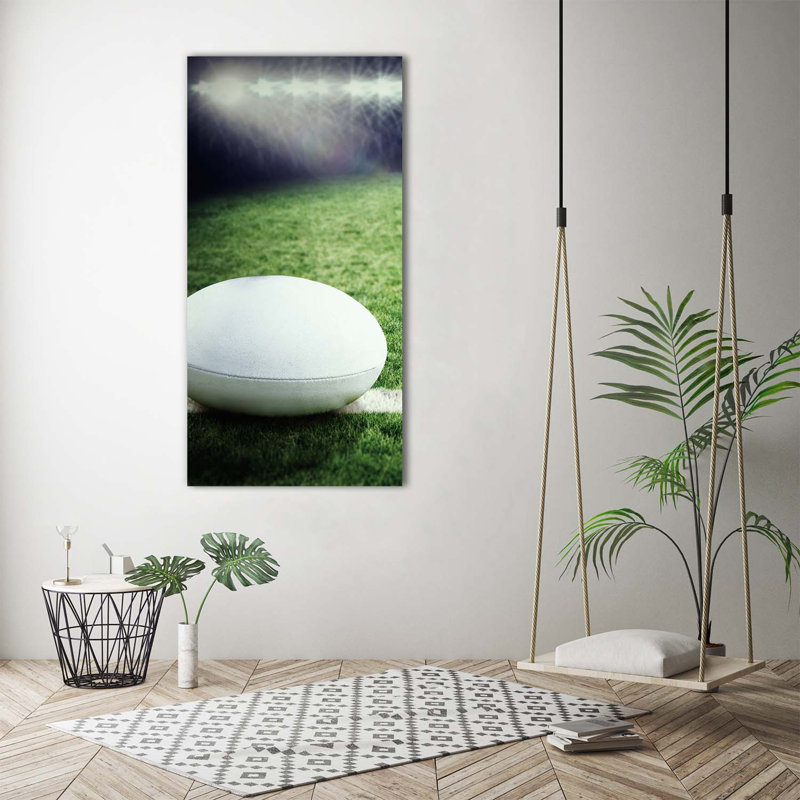 Rugby Ball - Wrapped Canvas Print