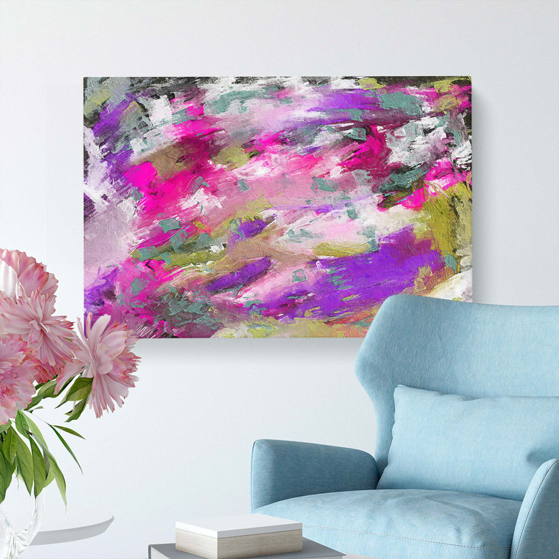 Abstract Art Painting Vol.283 - Wrapped Canvas Painting, 35cm H x 50cm W x 3cm D
