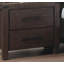 Mobilier de chambre à coucher - Table de chevet simple avec tiroirs - Table de chevet, bois massif, 1 pièce seulement