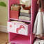AIYAPLAY Kids Clothes Rail, Kids Wardrobe with Mirror, for Girls, Pink