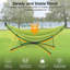 Hamac portatif d'extérieur / de jardin avec support à pliage rapide, parasol réglable et sac de rangement Chaise hamac pour adulte / enfant-657686060