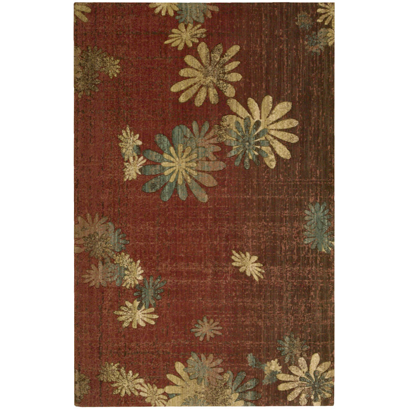 Kindra Wool Floral Indoor Rug