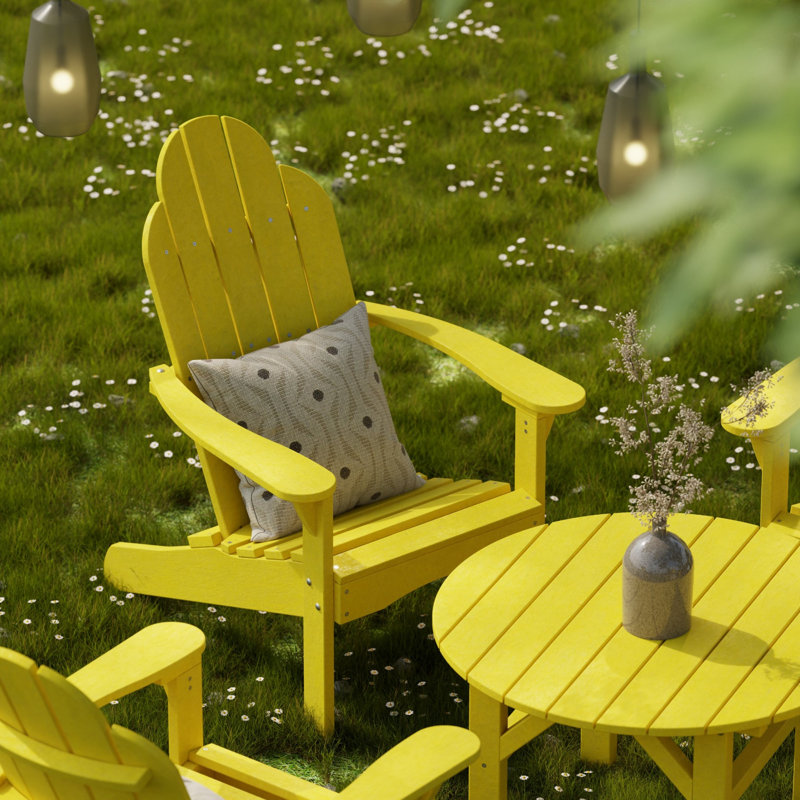 Table d'appoint Classic 33 po, Jaune citron