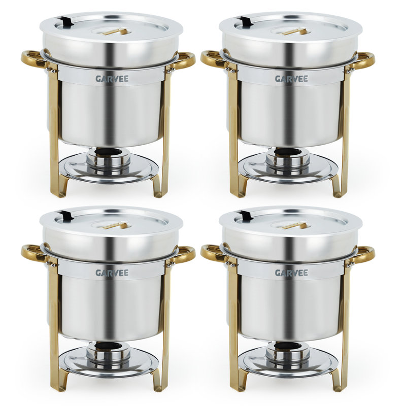 Réchaud à soupe en acier inoxydable 11QT avec marmite pour mariage