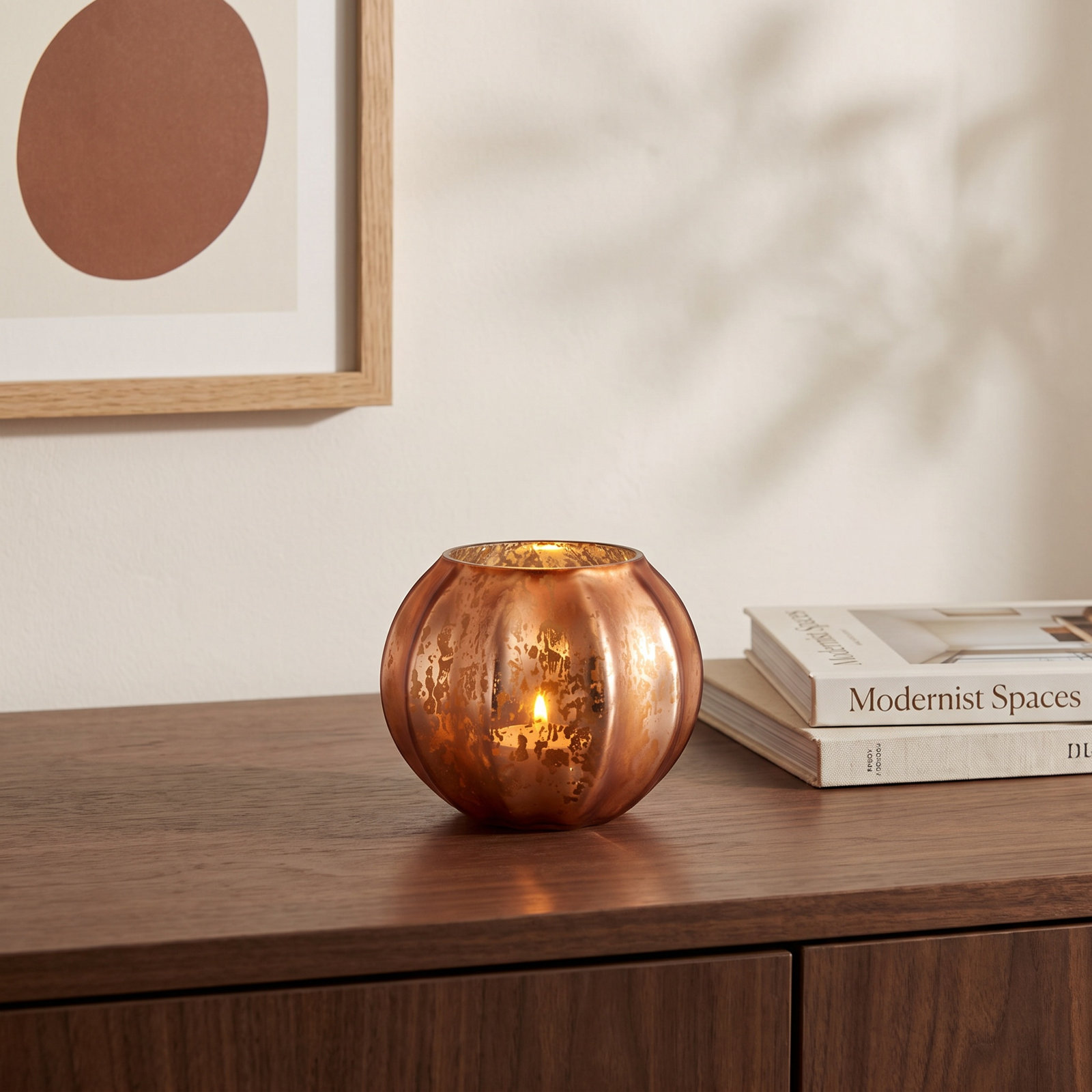 Rustic Pumpkin Scented Jar Candle