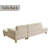 2-Piece Faux Leather L-Shape Lint Sectional Sofa-2012381225-2012381228