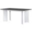 7 Collection de salle à manger en gris foncé + blanc, bois massif, fauteuil relaxant, collection de meubles, chaises pratiques-731605738-731605732-731605736