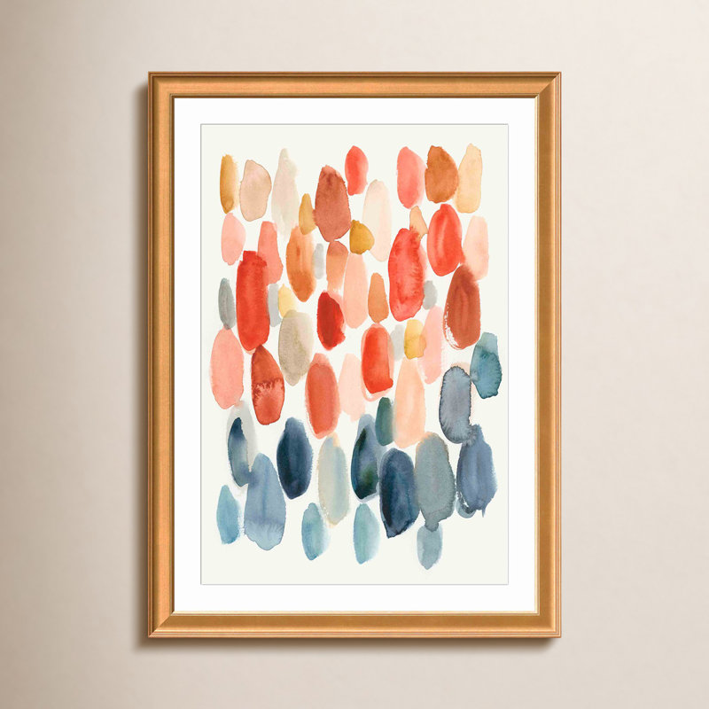 Citrus Season II Painting by Chariklia Zarris, 12"H x 12"W, Espresso