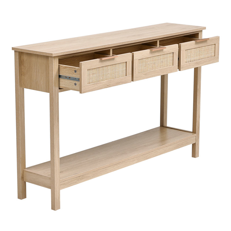 Spahn 130.5cm Unfinished Console Table, 81 H x 130 W x 30 D cm