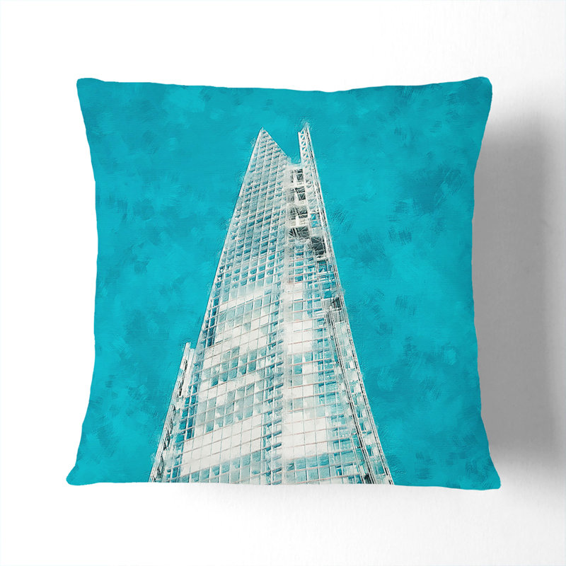 Square Throw Cushion, White, 55cm H x 55cm W x 20cm D