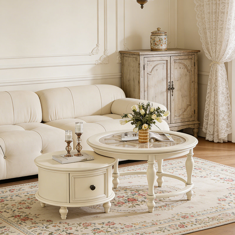 Ensemble de tables basses avec rangement Exquis