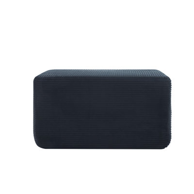 Black Corduroy , Modular And Adaptable, Ready For Instant Use Without Assembly, Soft Comfortable, 36.51 In Depth, 28.62 Width, 16.59 Height Welcoming Comfort,