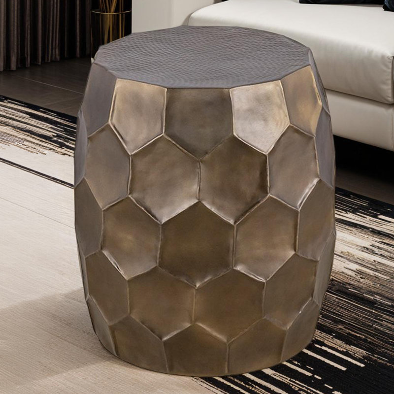 Table basse et table de bout Maggie - doré, Gold
