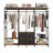 Hiro 78.74'' Clothing Rack