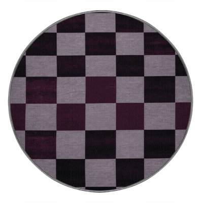 Tapis rose lavable à la machine