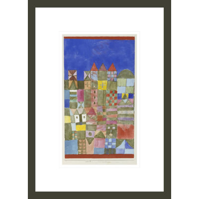 Marjamshouse par Paul Klee, impression giclée encadrée