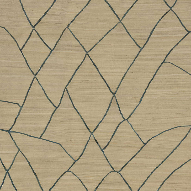 Tapis abstrait moderne 1933, Carré 8 pi