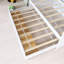 Lit simple en bois avec lit gigogne et trois tiroirs de rangement-341714310