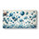 Rising Blue Balloons Abstract Canvas Wall Art Print