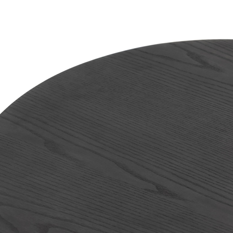 Merla End Table, Black Wash Ash Veneer, 17.75" H x 21.75" W x 21.75" D