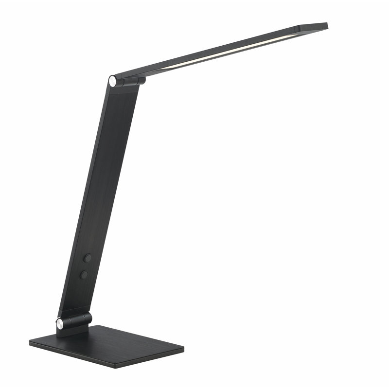 George Kovacs  LED Mini Table Lamp In Anodized Brush Coal Finish