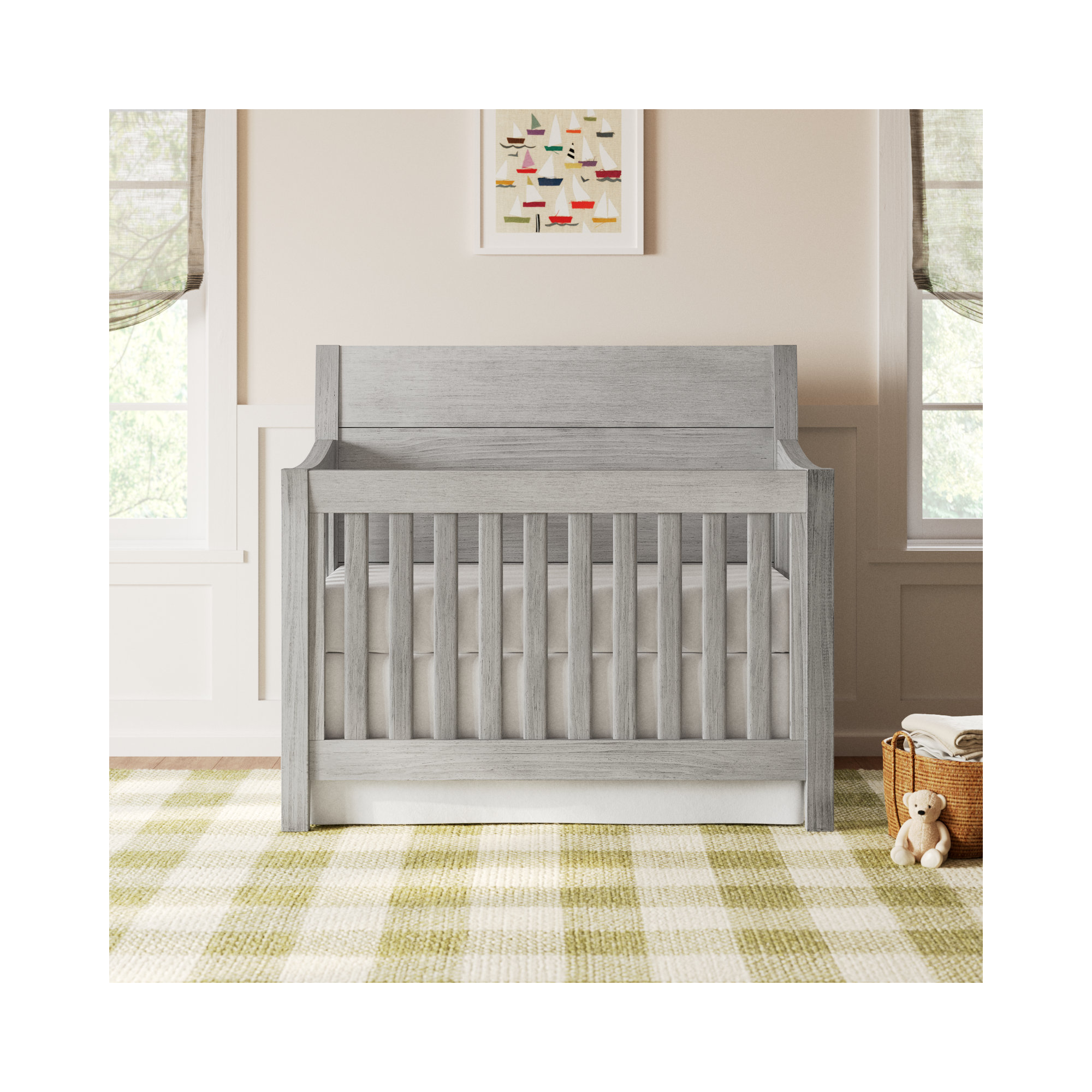 Arnell 4 -in-1 Convertible Crib