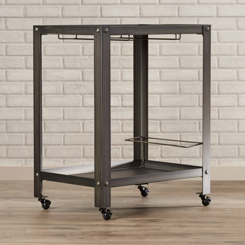 Edson Metal Bar Cart