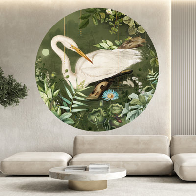 Conlley 1.18m x 1.18m Textured Matte Peel and Stick Wall Mural