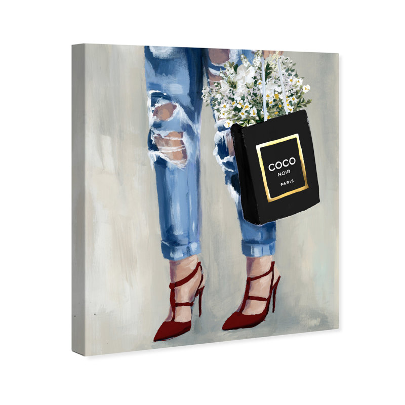 Damilola Fashion «Denim Dream Fall», impression, H 45 po x l 36 po x P 1,5 po, Toile tendue