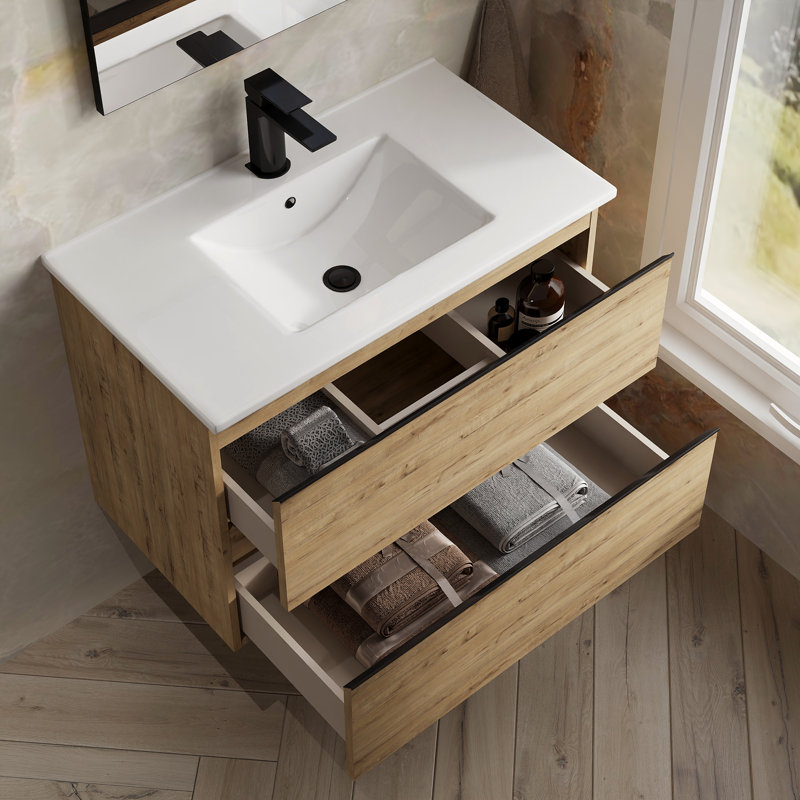 Bethene 80mm Single Bathroom Vanity with Basin